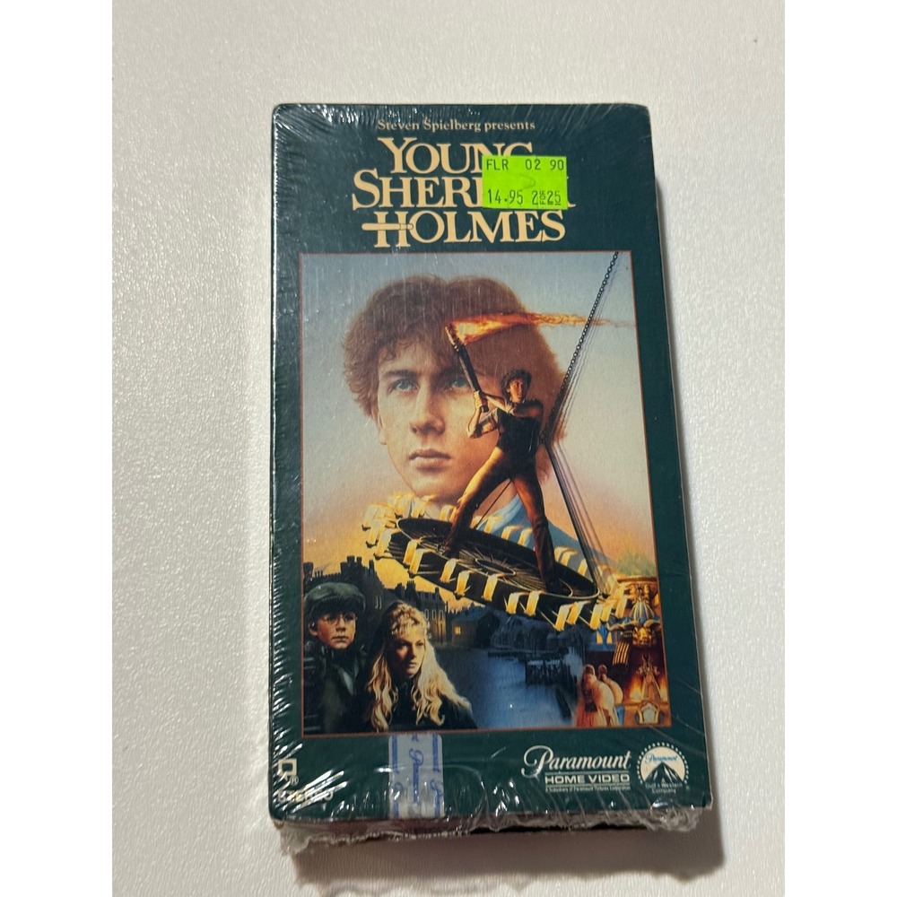 Young Sherlock Holmes VHS 1985 Steven Spielberg Paramount Factory Sealed NEW